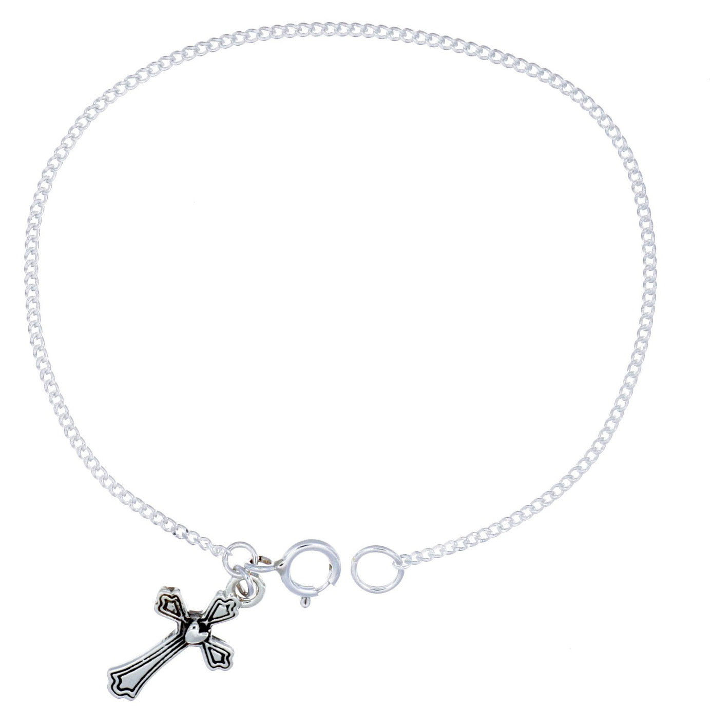 Pulsera mini dije Cruz