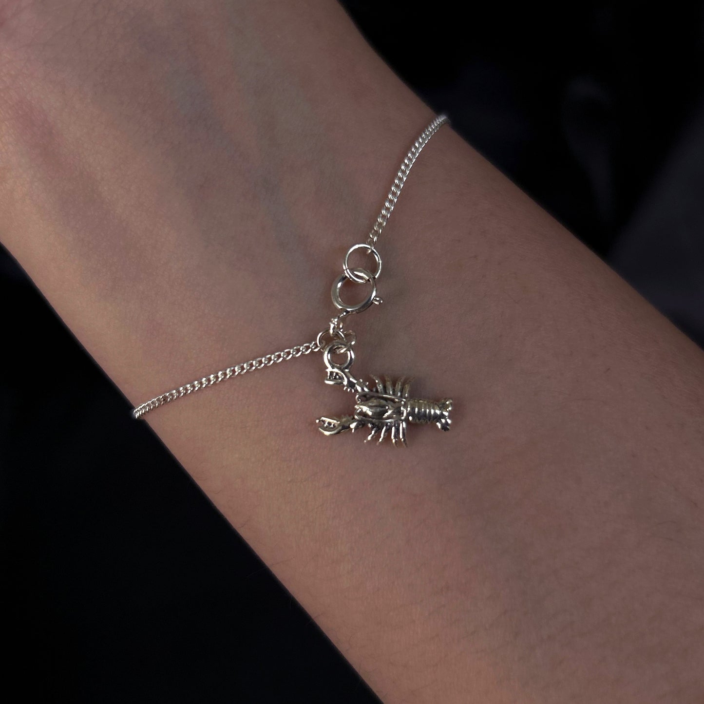 Pulsera mini dije Langosta