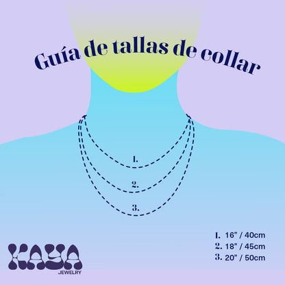 Collar mini dije Flor
